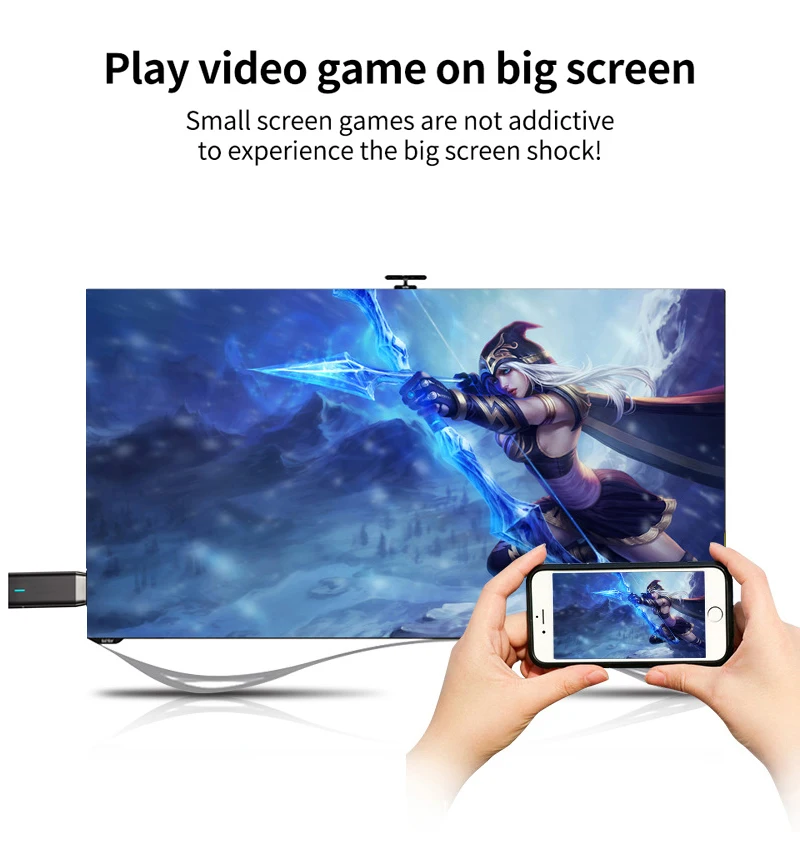 2 4G 5G двухдиапазонный беспроводной Wifi дисплей ключ видео адаптер DLNA Airplay Miracast для