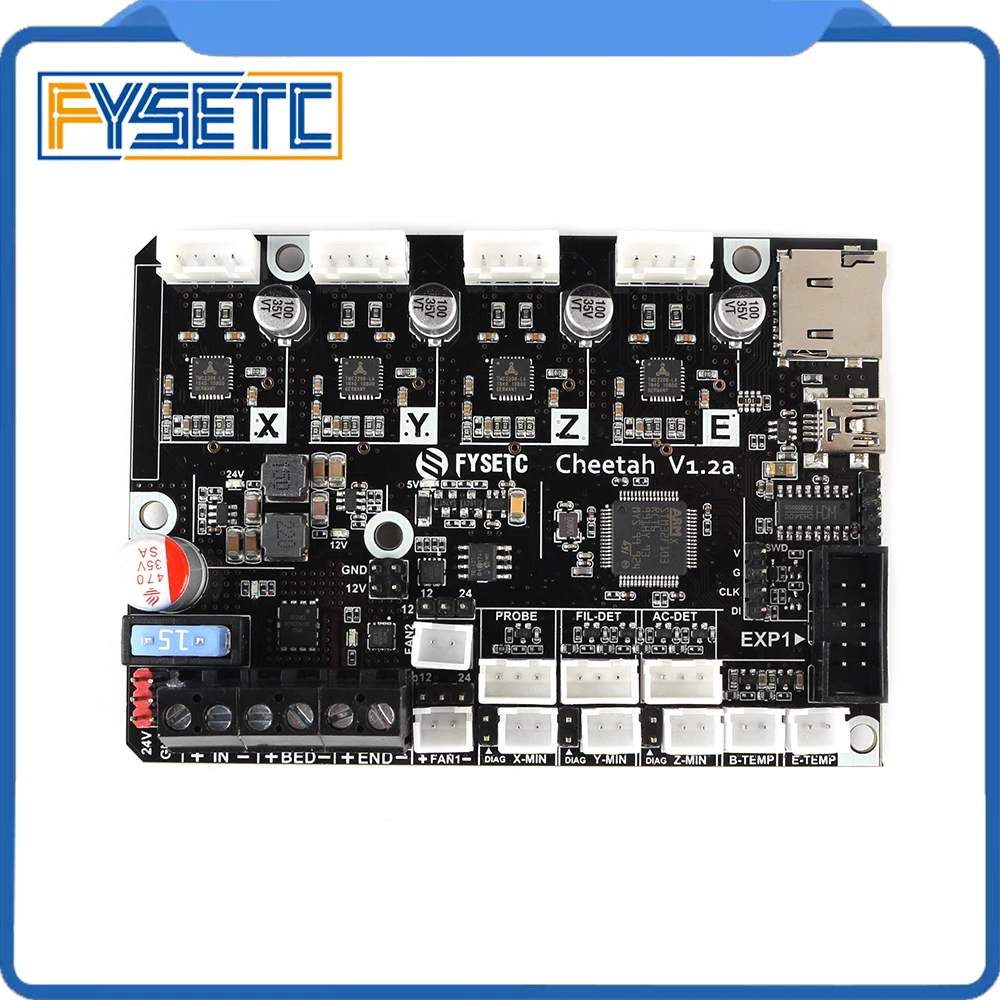 Cheetah 32bit доска TMC2209 TMC2208 UART Бесшумная Marlin 2 0 SKR mini E3 для Creality CR10 Ender 3 Pro 5|Детали и