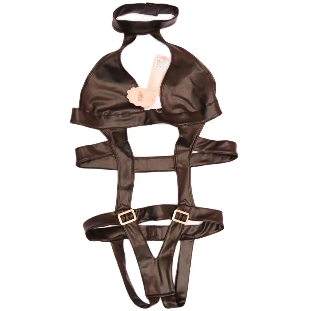 

Sexy Black Bodysuit Hollow Out Bandage Anime Cosplay Costume Hot Erotic Porno Lingerie Cartoon Thong Teddies One Piece Sukumizu