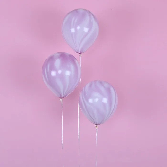 Партия 10 шт. 12 дюймов 3,2 г мраморный агат Радуга круглый латексный шар Свадебные украшения День Рождения Вечеринка детский душ принадлежности - Цвет: Фиолетовый