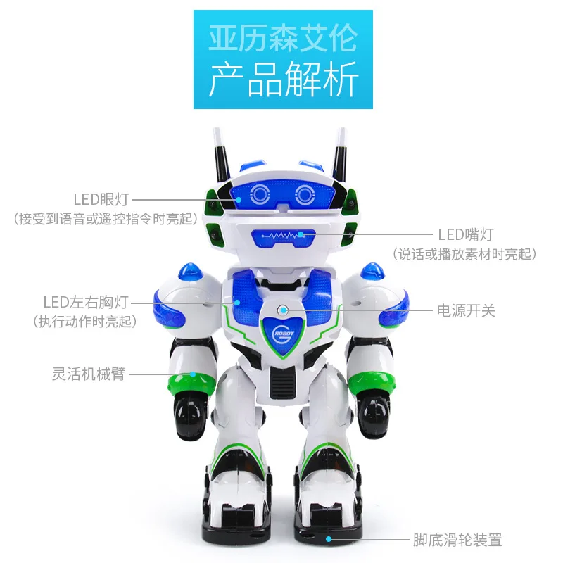 

Children Model Toy Singing Dancing-Remote Control Intelligent Voice Dialogue Robot