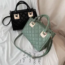 Зеленая большая сумка на плечо, женские дорожные сумки, кожаная стеганая сумка из искусственной кожи, женские роскошные сумки, женские сумки, дизайнерские сумки для женщин