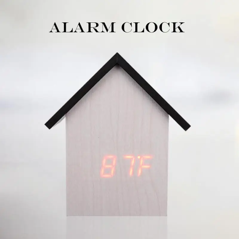 LED Mirror Alarm Clock Digital Snooze Table Clock Wake Up Light Electronic Large Time Temperature Display Home Decoration Clock