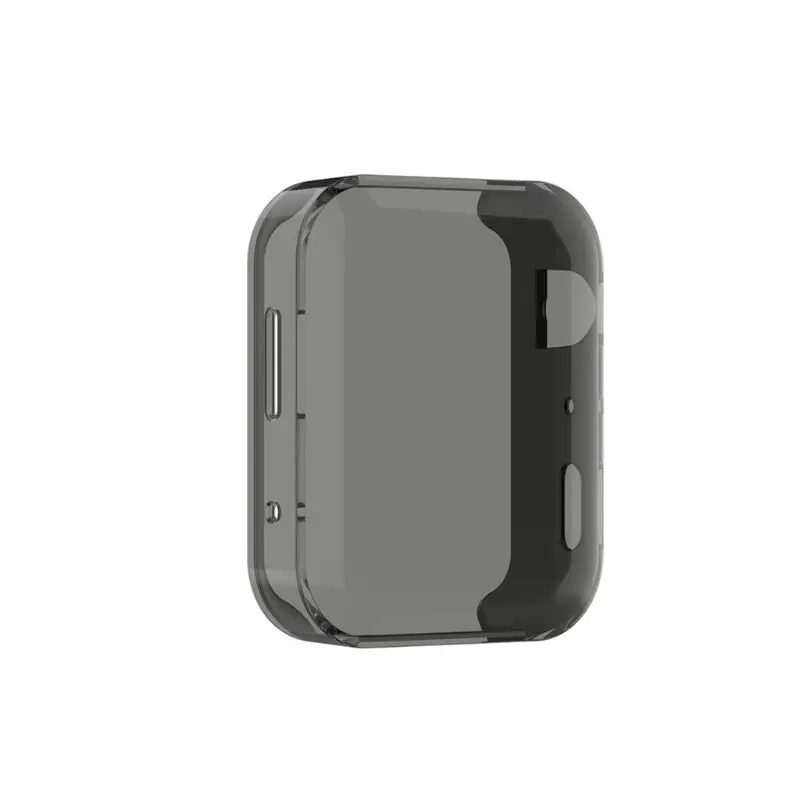 Полный защитный чехол Eletroplating TPU протектор экрана для XIaomi Smart Watch - Цвет: B