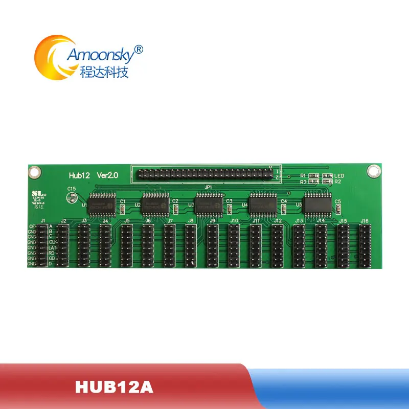 Светодиодная плата управления Hub12A адаптер преобразования поддержка linsn novastar