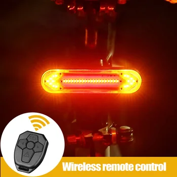 

Bike Light Remote Turn Signal Bicycle Tail Light for Bicycle USB Rechargeable Rear Light Bicycle LED Safety Warning Bike Lantern
