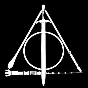 

Deathly Hallows Star Wars Decal Vinyl Stickers Cars Trucks Window Car Styling Sticker and Decal