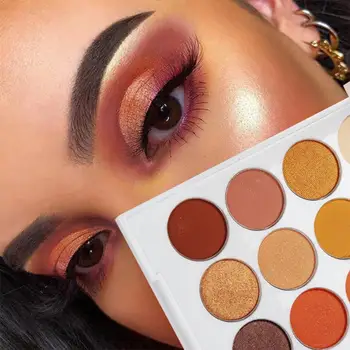 

12 Colors Eye Shadow Pearlescent Matte Eyeshadow Makeup Palette Pigmented Shimmer Beauty Maquillage Long Lasting Smooth TSLM2