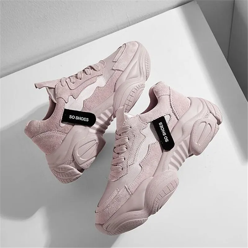 

LZJ 2019 New Women Shoes Spring New Women's Shoes Ulzzang Platform Sports Shoes Female Wisdom Shoes Women Snekaers