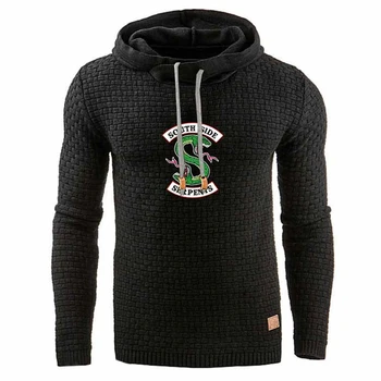 

Riverdale SERPENTS Printed Hoodies Sweatshirt Jacquard Hoodies Men’s Hooded Sweatshirt Male Hoodie Casual Sportswear Menswear