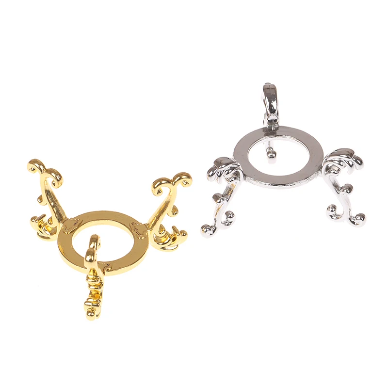 European Style Metal Gold-plated Display Gemstone Egg Support Base Crystal Ball Stand Office Ornament