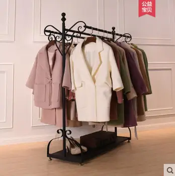 

Clothing store display rack Zhongdao double row clothes rack