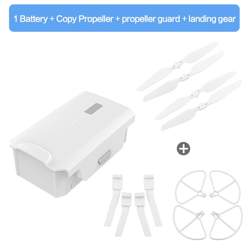 Set 4 FIMI X8 SE беспилотный Интеллектуальный летный аккумулятор 11,4 V 4500mAh до 33mins с пропеллером для посадки - Цвет: Set 4