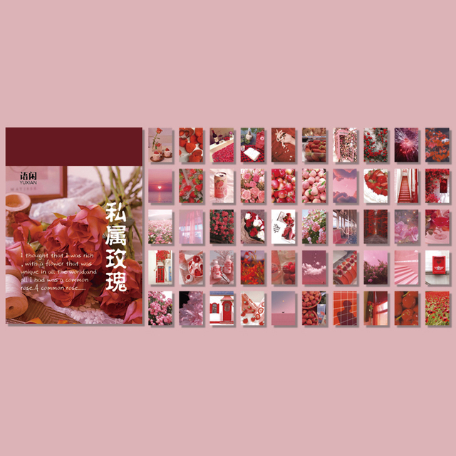 50pcs INS Natural Scenery Stationery Stickers Aesthetic Travel Book Cute Craft Diary Ablum Scrapbooking material