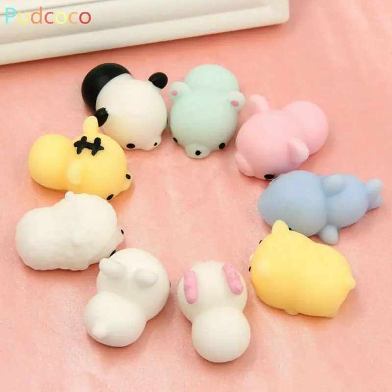 Милые игрушки Mochi Squishies, детские игрушки, животные, Непоседа, стресс, милые Kawaii Rilakkuma, игрушки для снятия стресса, сжимаемые игрушки