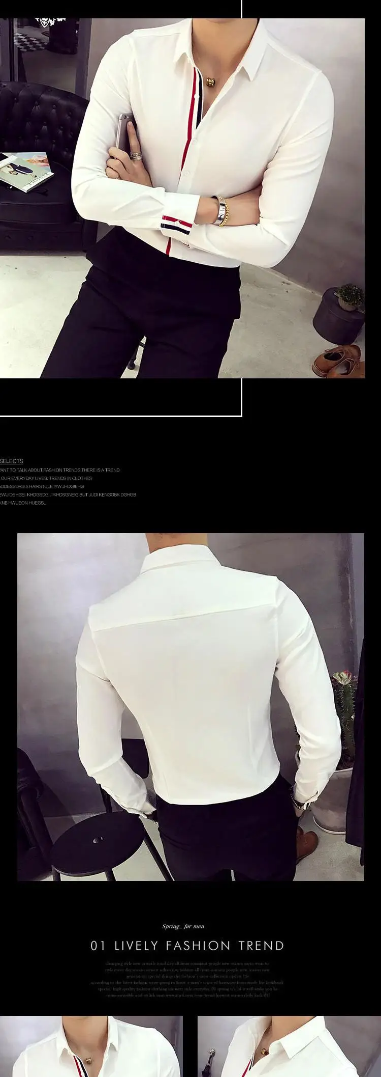 XMY3DWX Мужская рубашка с длинными рукавами, индивидуальная, Брендовое Европейское дизайнерское тонкое платье по фигуре, модная деловая рубашка для отдыха