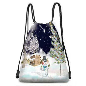 

Snowman Christmas gift bag accessories New Year gift bag lucky bag packaging pocket
