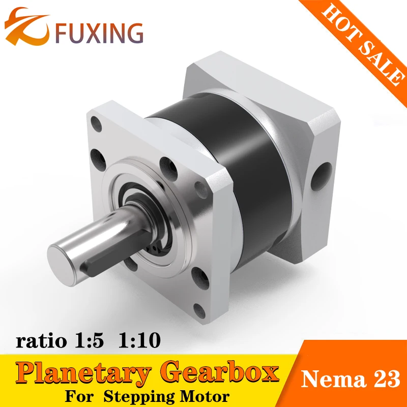 Планетарный редуктор для Nema 23 шаговый двигатель Ratio10:1 5:1 мотор 3D-принтеры
