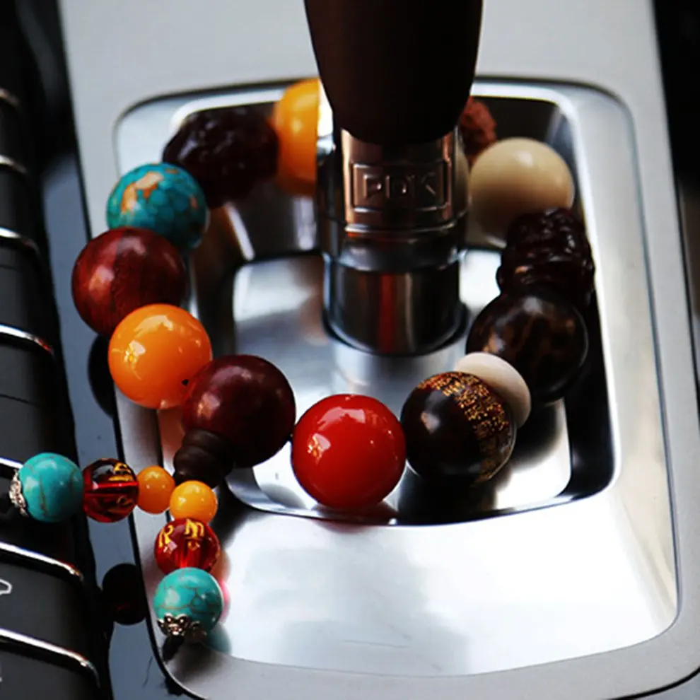 Car Pendant Bezhu Bodhi Ornaments Stalls Bead Protection Ping Fu Car With Creative Interior Rosary