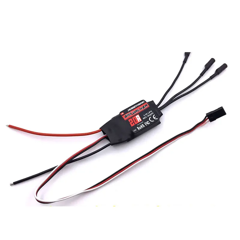 1 шт. Skywalker 20A 30A 40A 50A 60A 80A ESC контроллер скорости с UBEC для RC FPV Квадрокоптер самолет вертолет