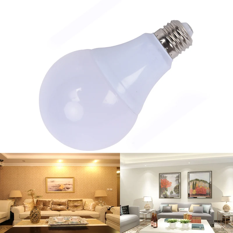 LED Screw Bulbs E27 DC 12V Smart IC Ball Bulb 3W 5W 7W 9W 12W 15W Lampada 12 Volts Led Light Bulbs Low Voltages Lamp Camp