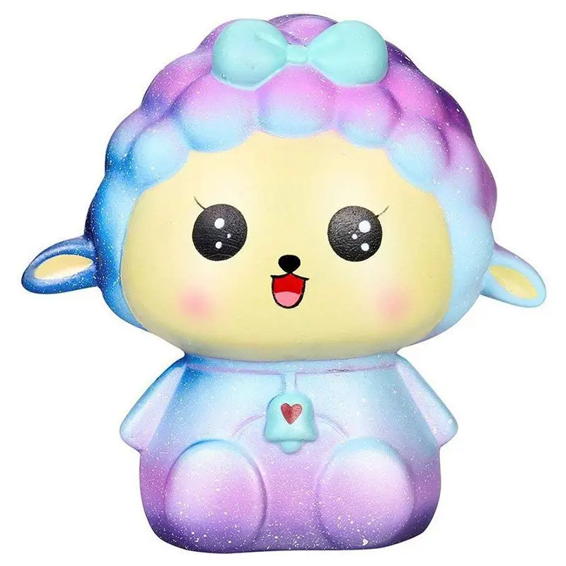 Squishy Toy Slow Rising Squeeze Soft Cute Fun Galaxy Sheep Jumbo Scented Squishies Stress Relief Toys 1