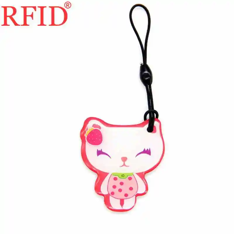 1pcs Random Color ID 125 кГц EM4305 EM4205 реплицируемые записываемые брелки RFID мультфильм брелок жетон тег карты контроля доступа несколько вариантов 1 шт - Цвет: 1pcs Random Color