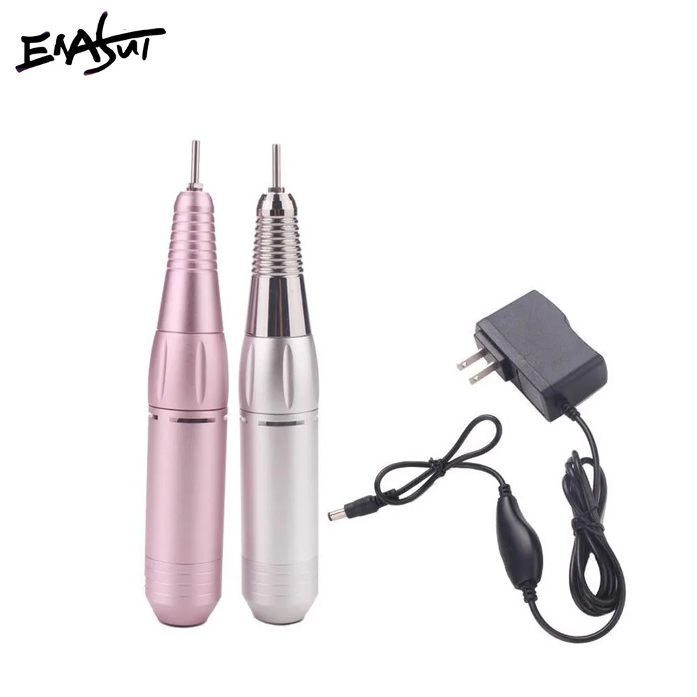 

ENASUI Portable Electric Nail Drill Machine Set Manicure Pedicure Nail file electric drill kit with Ceramic Drill bits Kit US