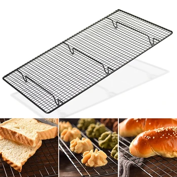 

Bakeware Baking Tool Holder Cake Stand Cooling Rack Bread Biscuits Non-stick Thicken Large Size Grid
