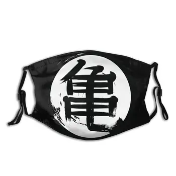 

Dragon Ball Saiyan Kame Kanji Reusable Face Mask Anti Bacterial Dust Protection Cover Respirator Muffle Mask with Filters