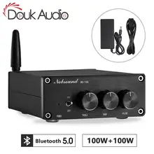 Nobsound мини TPA3116 цифровой аудио усилитель HiFi Bluetooth 5,0 Класс D стерео усилитель мощности 100 Вт* 2