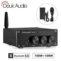 Nobsound мини TPA3116 цифровой аудио усилитель Hi-Fi Bluetooth 4,2 класса D стерео Мощность Amp 100 Вт * 2