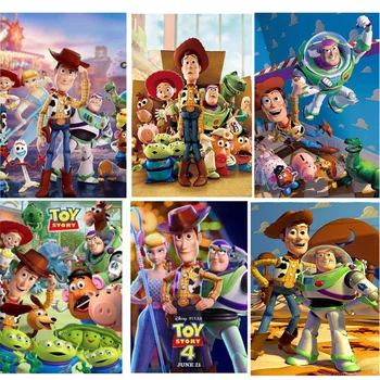 

5D Full Square Diamond Painting Mosaic Toy Story Diamond Rhinestone Embroidery Cross Stitch Buzz Lightyear Home Decor