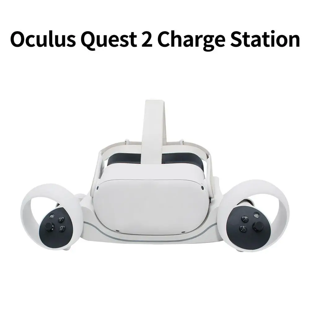 2021 For Oculus Quest 2 VR Headset Magnetic Fast Charging Dock Holder Quick Station Stand Set 2VR | Электроника