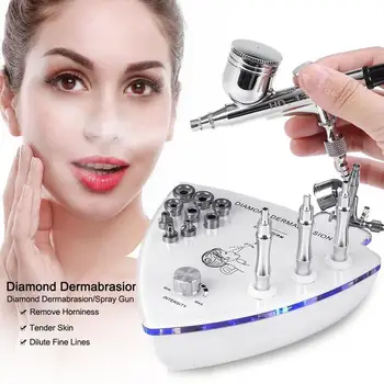 

3 in1 Diamond Microdermabrasion Dermabrasion Machine Spray Gun Vacuum Suction Exfoliation Facial Peeling Massaging SPA Machine