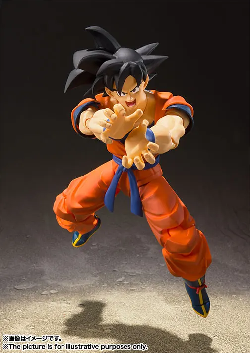 Boneco do goku super sayajin god articulado