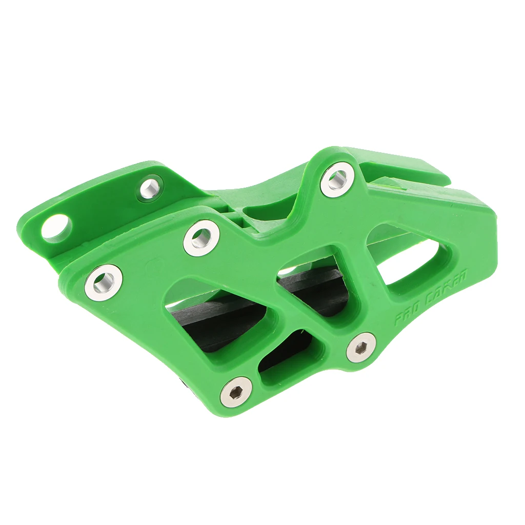 Green Chain Guide Guard Slider For Kawasaki KXF250 KXF450 Dirt Bike Moto