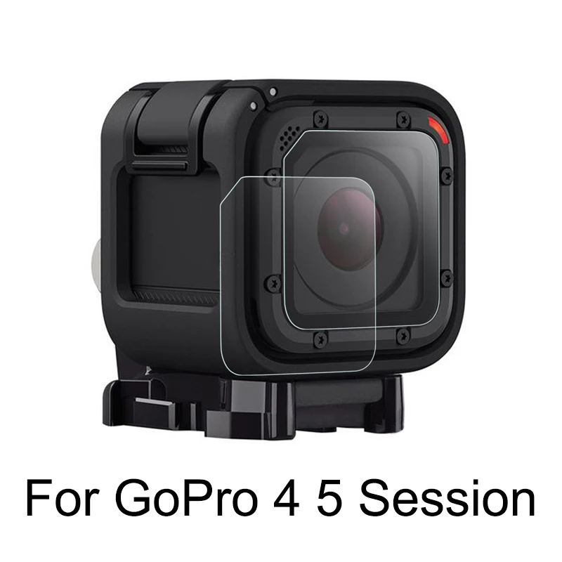 

2PCS Tempered Glass Camera Lens Protector Film for GoPro Hero 4 Session Hero 5 Session Action Camera for Go Pro Accessory