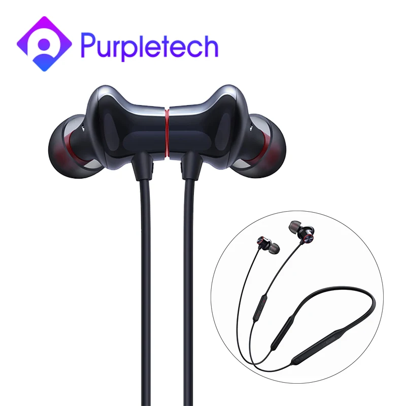 

OnePlus Bullets Wireless 2 Bluetooth Earphone In Ear AptX Hybrid Magnetic Control Fast Charge For Oneplus 7 Pro Google Assistant
