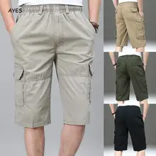 Шорты мужские модные мужские повседневные короткие мужские брюки летние дышащие уличные мужские шорты милитари больших размеров 4XL мужские