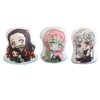 

1pcs Japanese Anime Demon Slayer: Kimetsu No Yaiba Soft Plush Pillow Doll Plush Toy Home Decoration Cushion Pillow Cosplay Toys