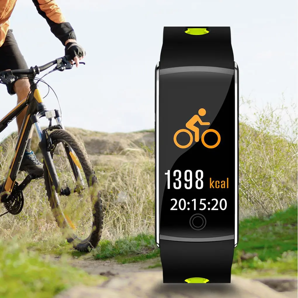 

Color Screen Step Count Heart Rate Blood Pressure Tracking Fitness Sport Smart Bracelet Alarm Intelligent Wristband