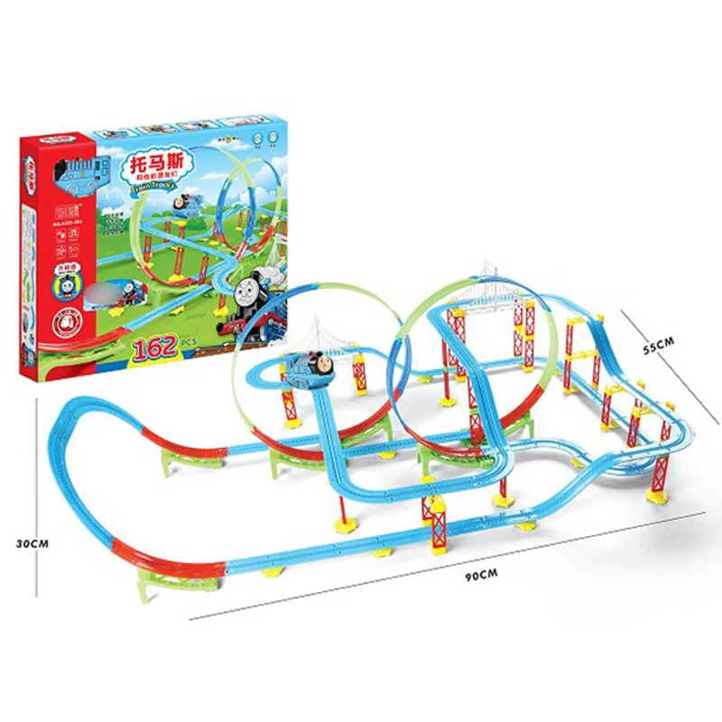 

1.4 M Children'S Educational Electric Music Small Train Camera Track Paradise Set Train Runway Assembled Toys