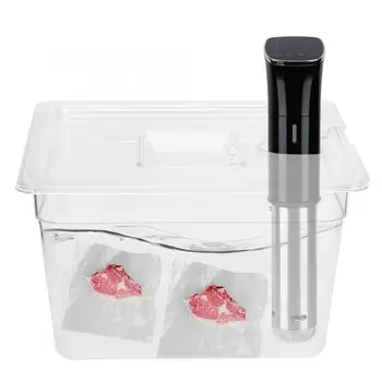 

Sous Vide Cooker 11L Collapsible Hinged Sous Vide Container with Lid for Sous Vide Circulator Culinary Cooker Olla