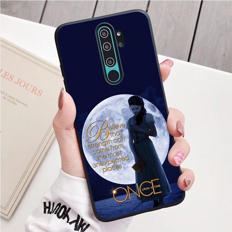 xiaomi leather case charging once upon a time black Silicone Phone Case For Redmi note 9 8 7 Pro S 8T 7A Cover xiaomi leather case color