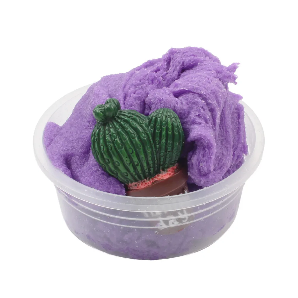 Colorful Mixing Cloud Cotton Candy Slime Fluffy Polymer Anti Stress Slime Sludge Cotton Mud Toy Toys For Children #A