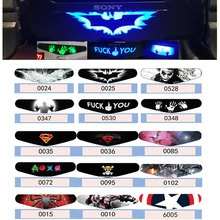 1 шт. модный светодиодный светильник наклейки для Playstation 4 Светодиодный светильник наклейка PS4 контроллер геймпад красочный чехол