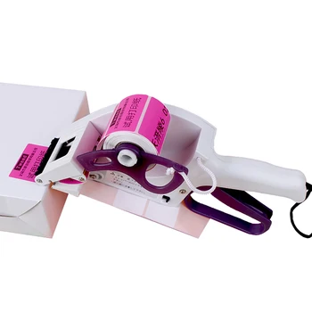 

Semi-automatic Round Bottle Adhesive Sticker Square Code Manual Packing Labeling Machine Handle pricing tag Bidder Labeller