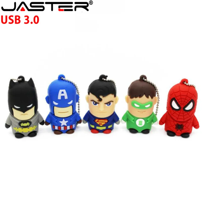Usb флеш накопитель 3 0 новинка мультяшная usb палка 32 ГБ силиконовый супергерой