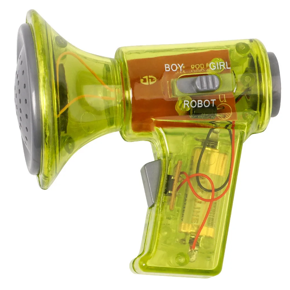 Amplificador cambiador de voz múltiple para niños, altavoz de juguete divertido con 3 voces diferentes, regalo de cumpleaños, cambiador de voz portátil de Navidad